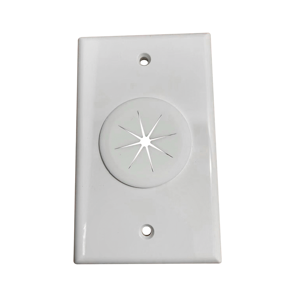 Placa de Pared, con Orificio y Grommet, Ideal para Pasar Cables
