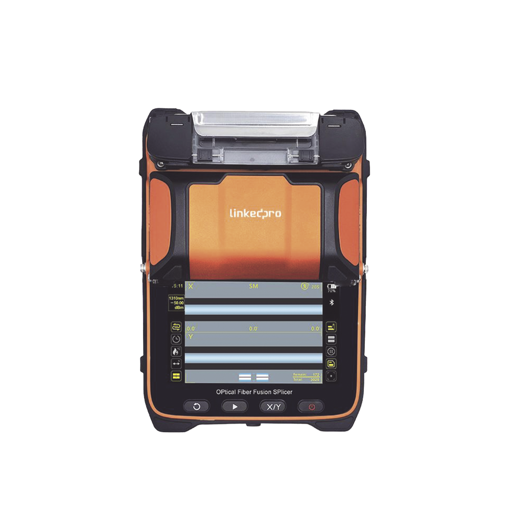 Fusionadora de Fibra ?ptica Multimodo y Monomodo / 6 Motores / Alineaci?n por N?cleo / OPM + VFL / Capacitaci?n Remota Gratuita