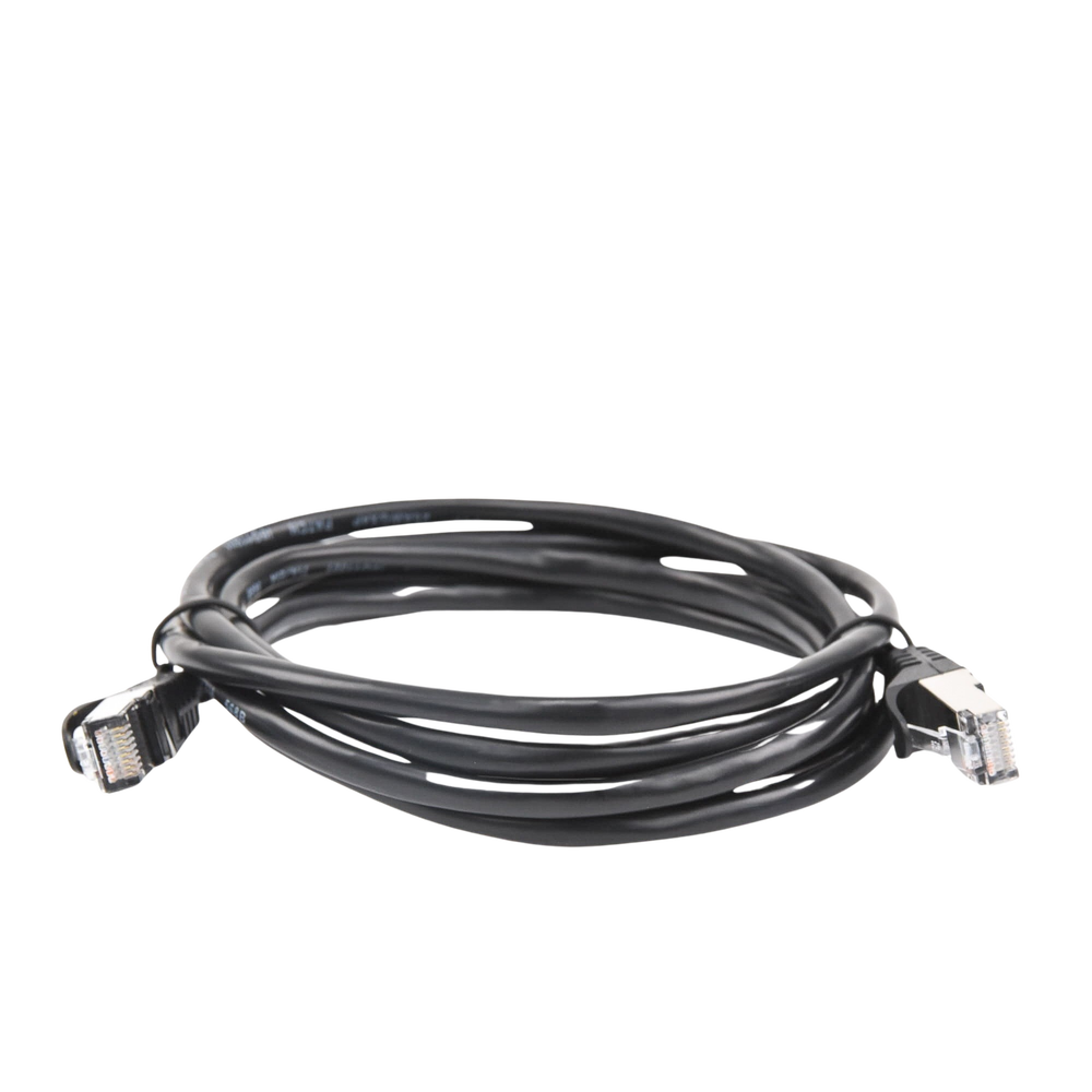 Cable de Parcheo FTP Cat5e - 2.0 Metros (6.56 Pies) - Negro - Image 3