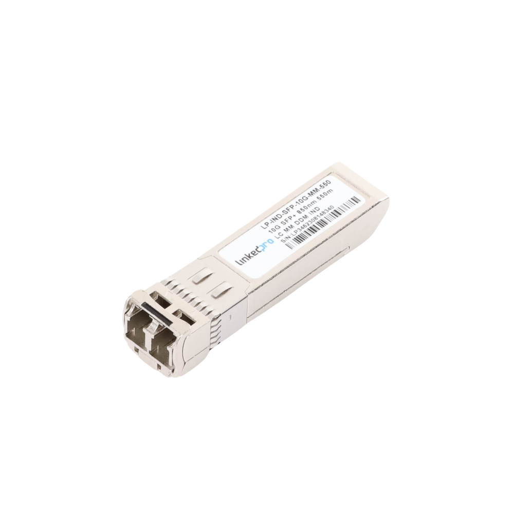 Transceptor Óptico Industrial SFP+ (Mini-Gbic) / Multimodo 850 nm / 10 Gbps / 10GBASE-SR / Conectores LC/UPC Dúplex / DDM / Hasta 550 m - Image 2