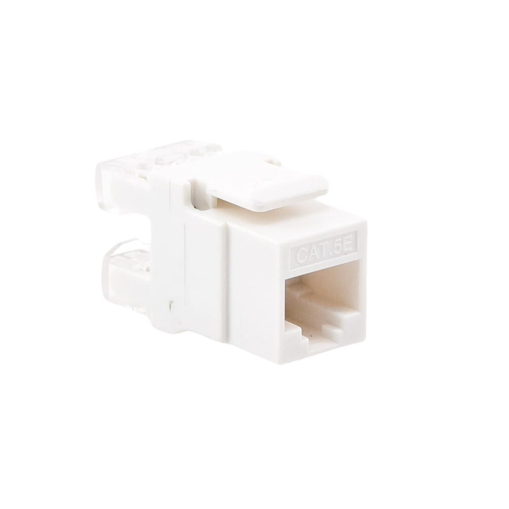 M?dulo Jack Keystone Cat5e con Terminaci?n en ?ngulo 180 - Color Blanco - Image 5