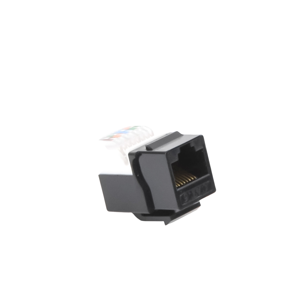 Módulo Jack Cat6 sin herramienta (toolless) keystone - Color Negro - Image 2