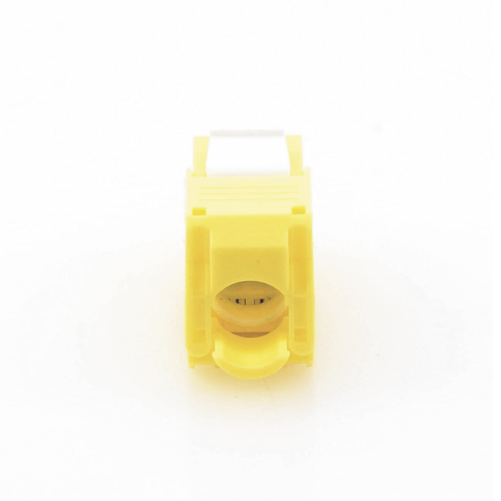 M?dulo Jack Keystone Cat6 (Toolless), con Terminaci?n en ?ngulo 180 - Color Amarillo, Compatible con Faceplate y Patchpanel Linkedpro - Image 4