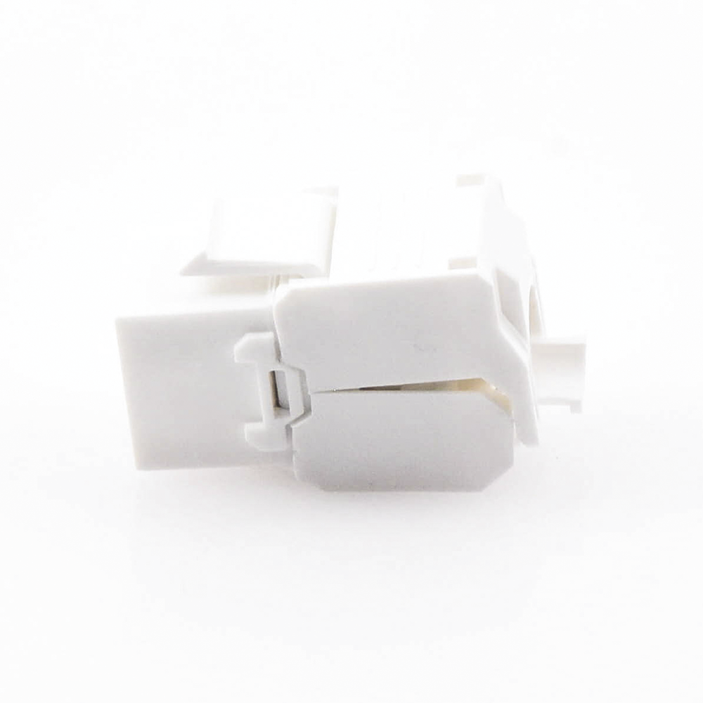 M?dulo Jack Keystone Cat6A (Toolless), con Terminaci?n en ?ngulo 180 Grados Color Blanco, Compatible con Faceplate y Patchpanel Linkedpro - Image 4