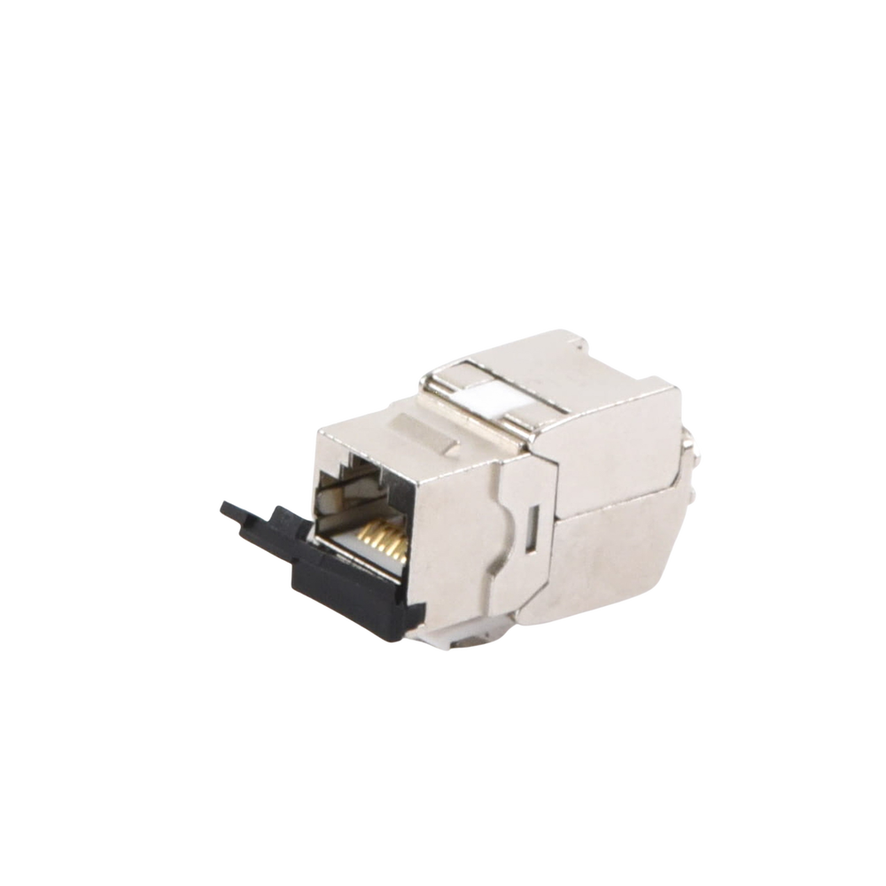 M?dulo Jack STP Keystone Toolless (Sin Herramienta) CAT6A con Tapa - Image 3