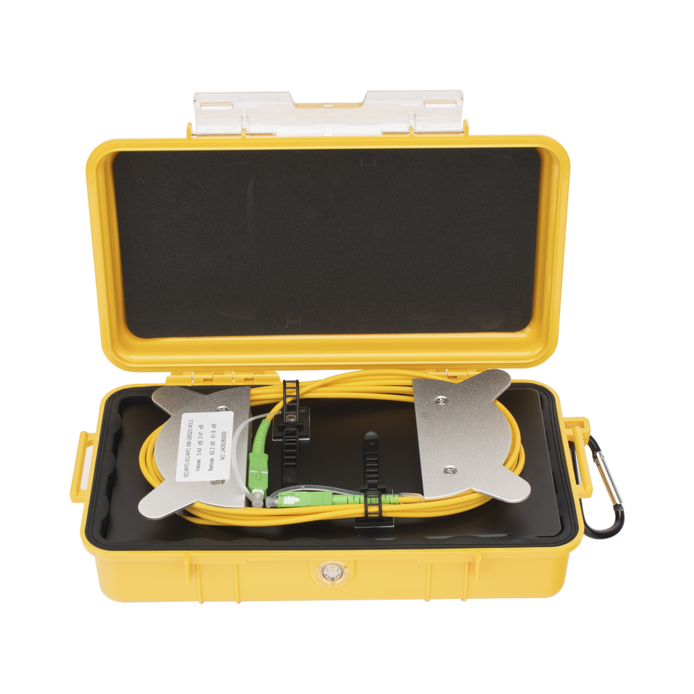 Bobina de Lanzamiento Monomodo de 1 km (3280.84 pies) con Conectores SC/APC