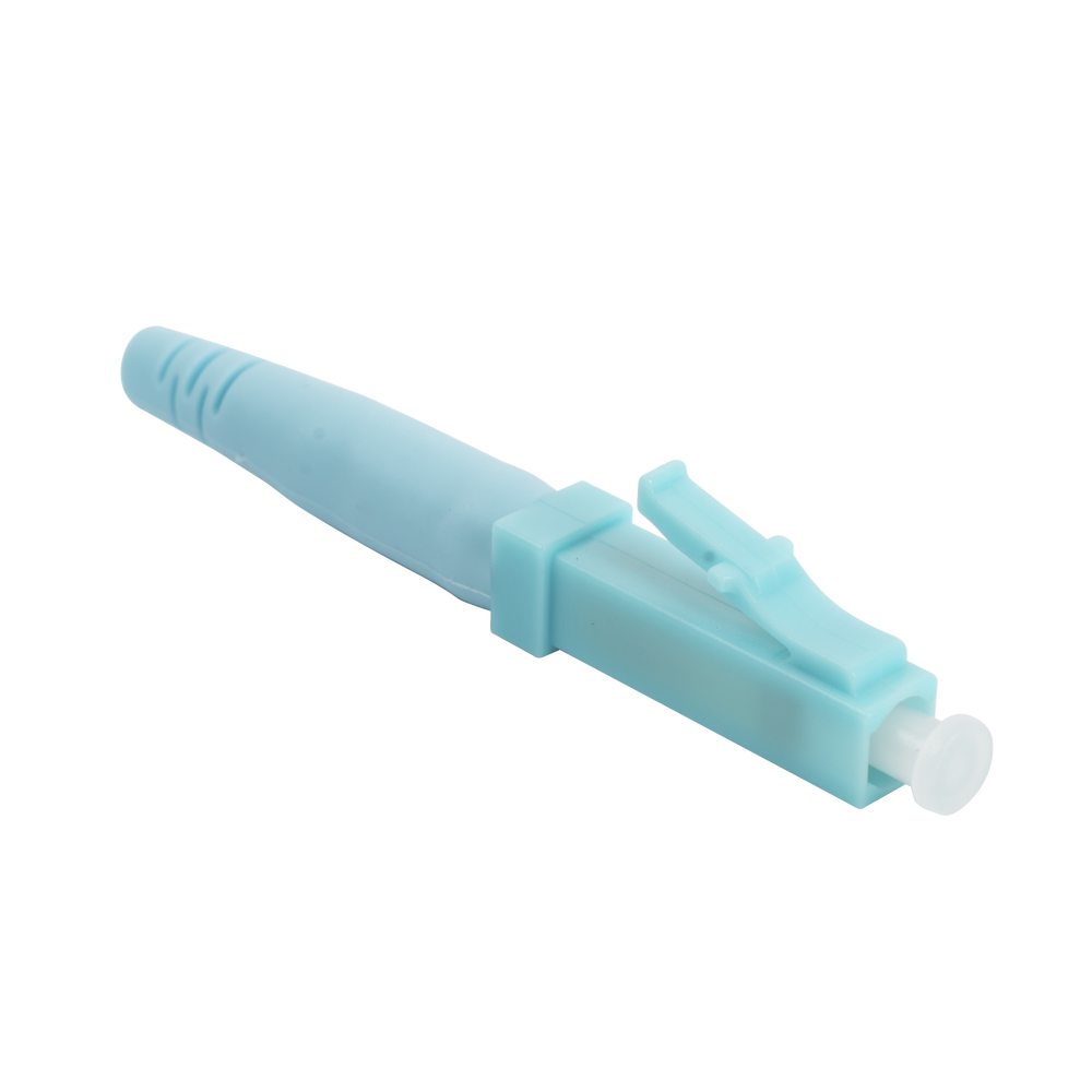 Conector Mecánico de Instalación en Campo, Multimodo LC/UPC, Pre-pulido, Re-terminable, Compatible con fibra OM1, OM2, OM3, OM4