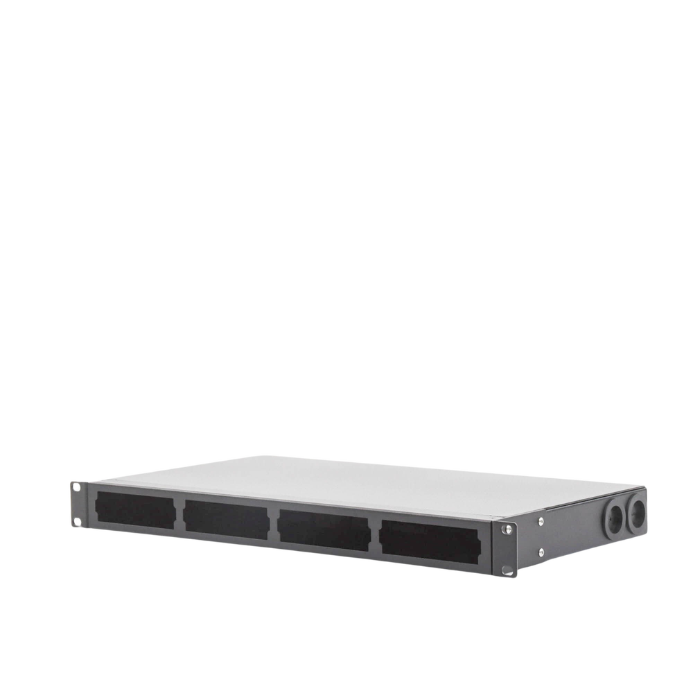 Distribuidor de Fibra ?ptica Vac?o 19 Pulgadas, Acepta 4 Placas Acopladoras de Linkedpro, Hasta 24 Fibras, 1UR, Incluye Charola de Empalme - Image 4