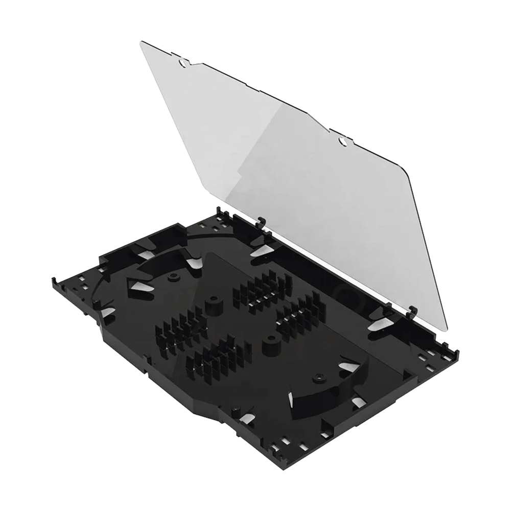 Charola de Empalme para Fibra ?ptica, Protecci?n para 24 Empalmes de Fusi?n o Mec?nicos, Compatible con Distribuidor LPODF8024