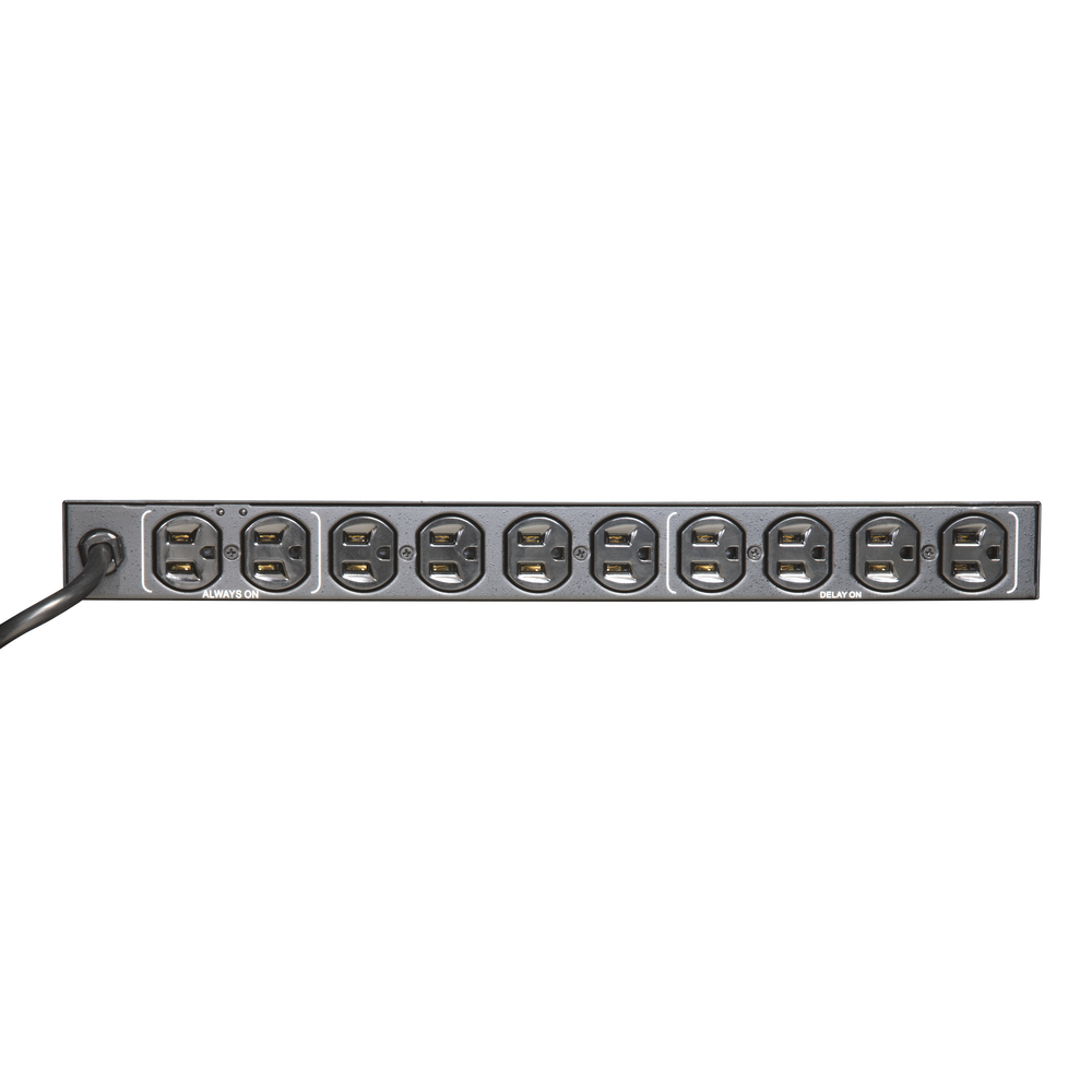PDU para Distribución de Energía, Montaje en Rack, 11 salidas, Instalación Horizontal, de 19in, 1U, 15 Amp, 120 Vca, Con Indicador Led - Image 3