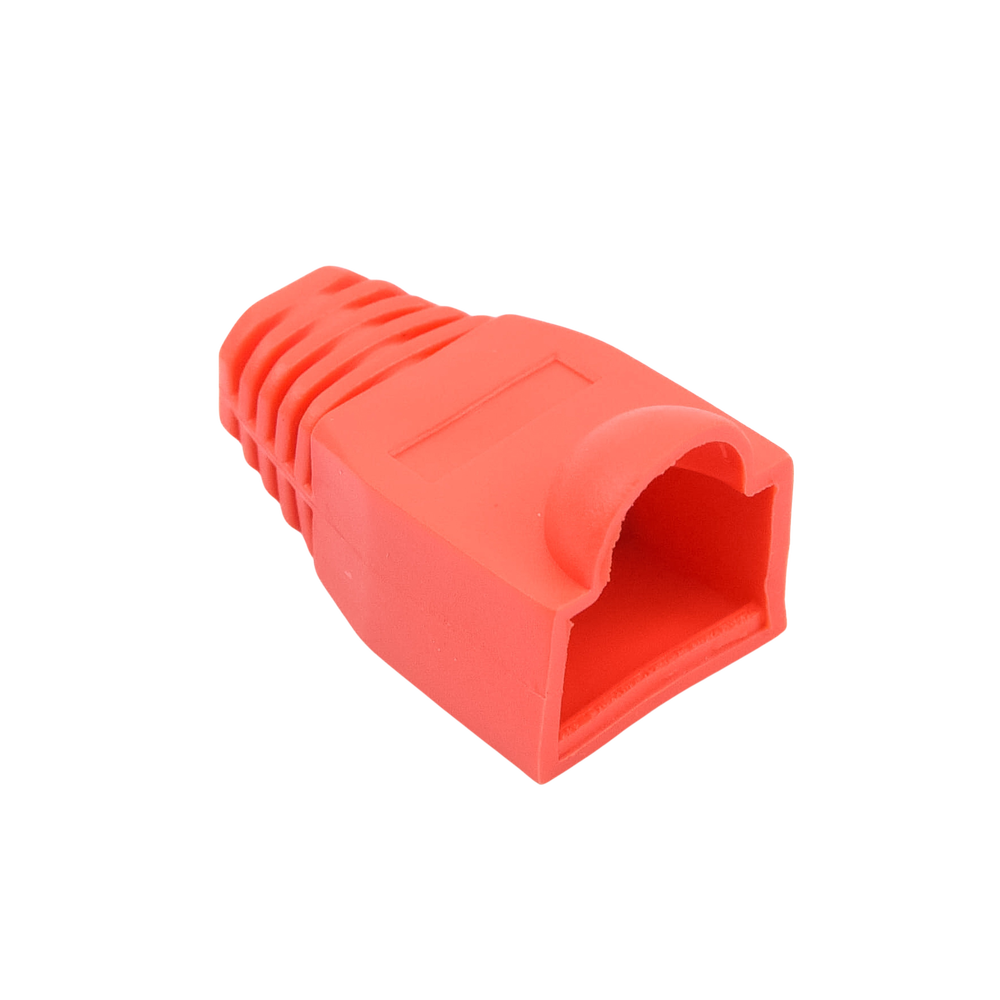 Bota Pl?stica para Protecci?n de Plug RJ45, Color Rojo - Image 2