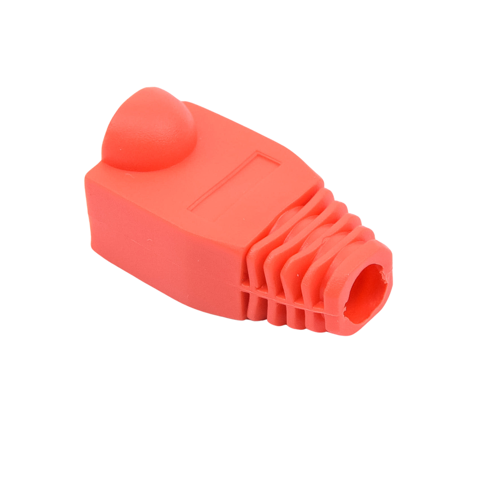 Bota Pl?stica para Protecci?n de Plug RJ45, Color Rojo - Image 3