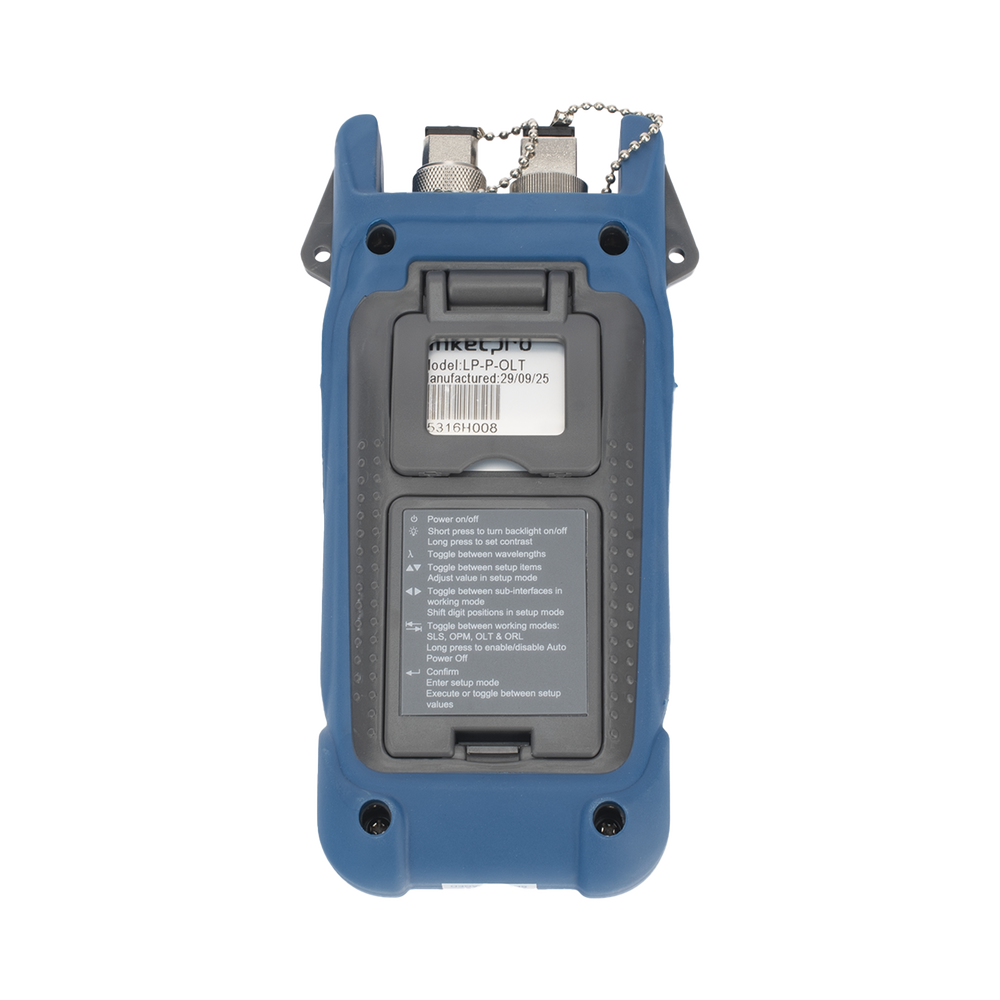 Medidor Inteligente de P?rdida ?ptica para Fibra ?ptica en Redes FTTx / OPM Soporta 6 Longitudes de Onda / Incluye Medidor de P?rdida ?ptica / Incluye Fuente de Luz Estabilizada / Recargable - Image 2