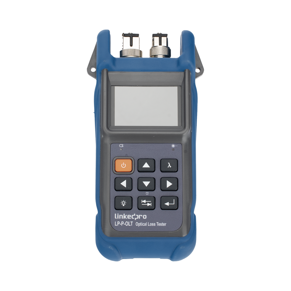 Medidor Inteligente de P?rdida ?ptica para Fibra ?ptica en Redes FTTx / OPM Soporta 6 Longitudes de Onda / Incluye Medidor de P?rdida ?ptica / Incluye Fuente de Luz Estabilizada / Recargable