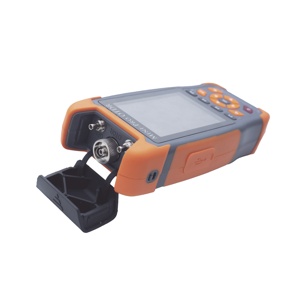 Medidor de Potencia ?ptica (OPM) para Fibra ?ptica en Redes FTTx / Soporta 3 Longitudes de Onda: 1310nm, 1490nm y 1550nm / Rango de Medici?n de -40 a 25dBm / Incluye Funci?n VFL 10mW / Funci?n para Probar de Cables