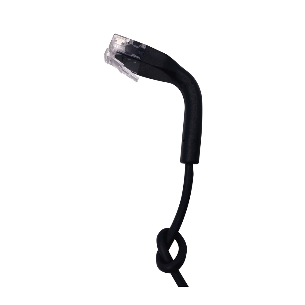 Mini Patch Cord Cat6 Ultra Slim 10 Metros (32.81 Pies) Negro ? Ahorra Espacio sin Organizadores, con Bota Flexible - Image 2