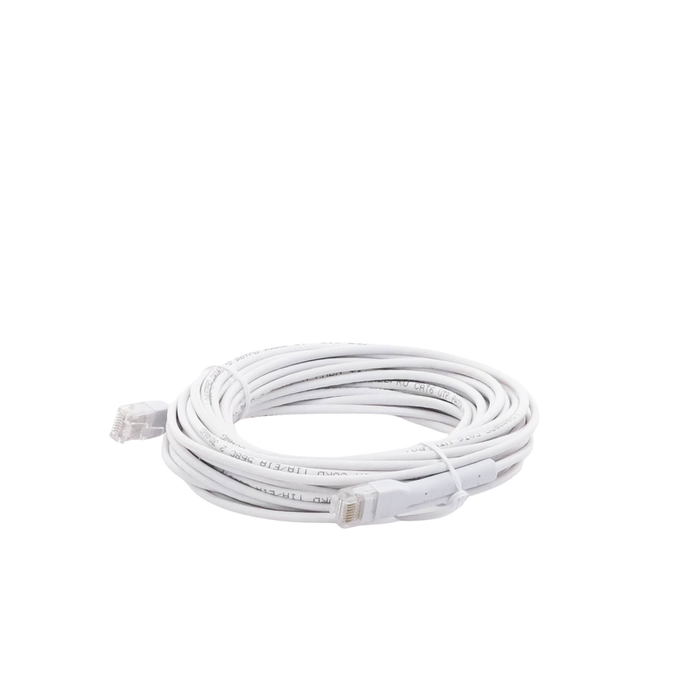 Mini Patch Cord Cat6 Ultra Slim 10 Metros (32.81 Pies) Blanco ? Ahorra Espacio sin Organizadores, con Bota Flexible - Image 5