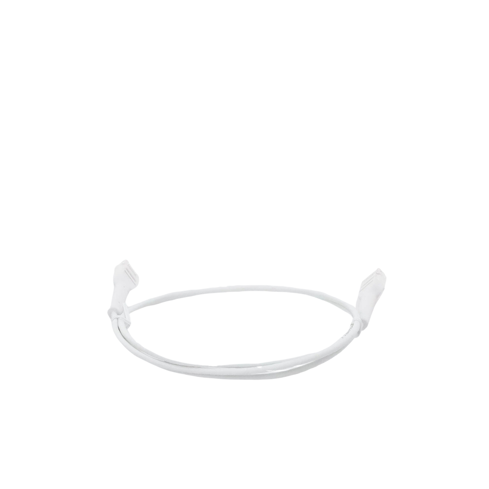 Mini Patch Cord Cat6 Ultra Slim 1 Metro (3.28 Pies) Blanco ? Ahorra Espacio sin Organizadores, con Bota Flexible - Image 5