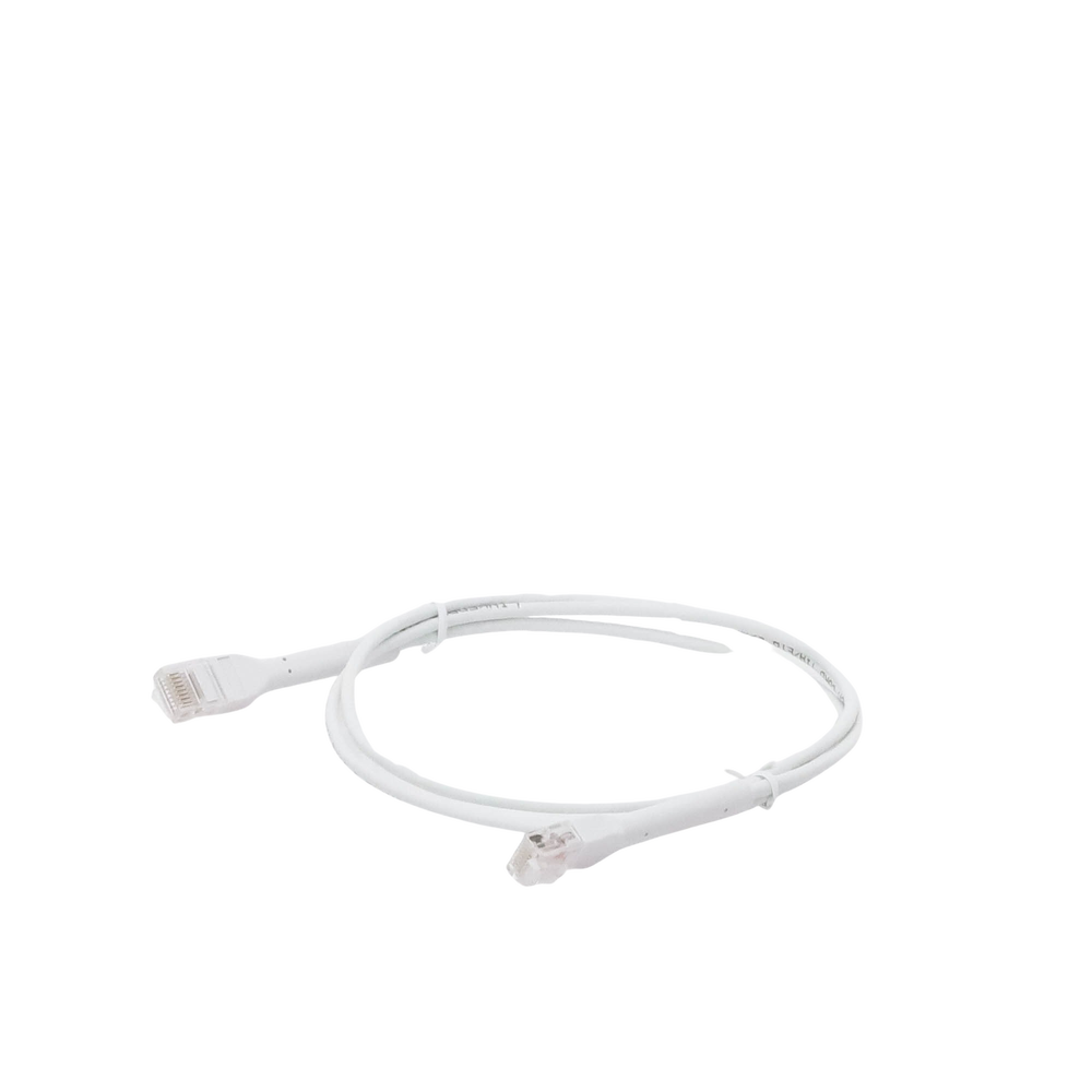 Mini Patch Cord Cat6 Ultra Slim 1 Metro (3.28 Pies) Blanco ? Ahorra Espacio sin Organizadores, con Bota Flexible - Image 6
