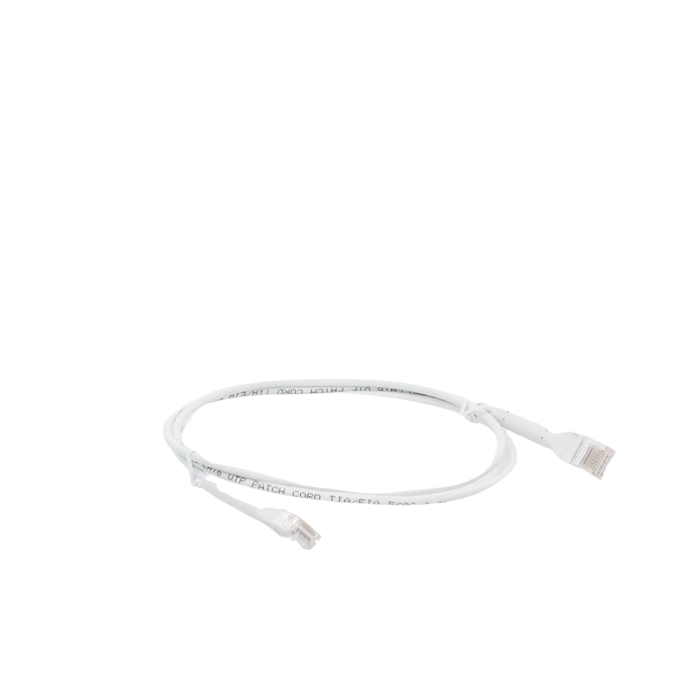 Mini Patch Cord Cat6 Ultra Slim 1 Metro (3.28 Pies) Blanco ? Ahorra Espacio sin Organizadores, con Bota Flexible - Image 7