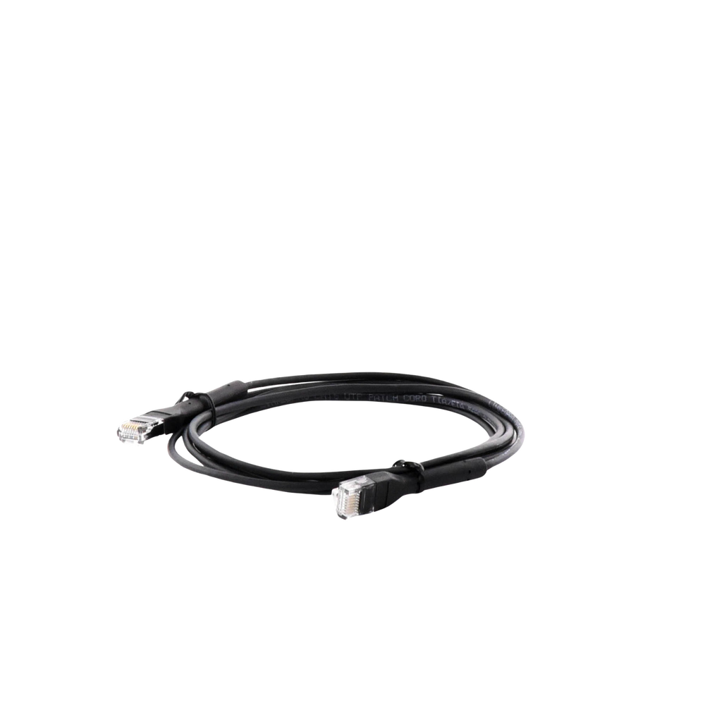 Mini Patch Cord Cat6 Ultra Slim 2 Metros (6.56 Pies) Negro ? Ahorra Espacio sin Organizadores, con Bota Flexible - Image 5