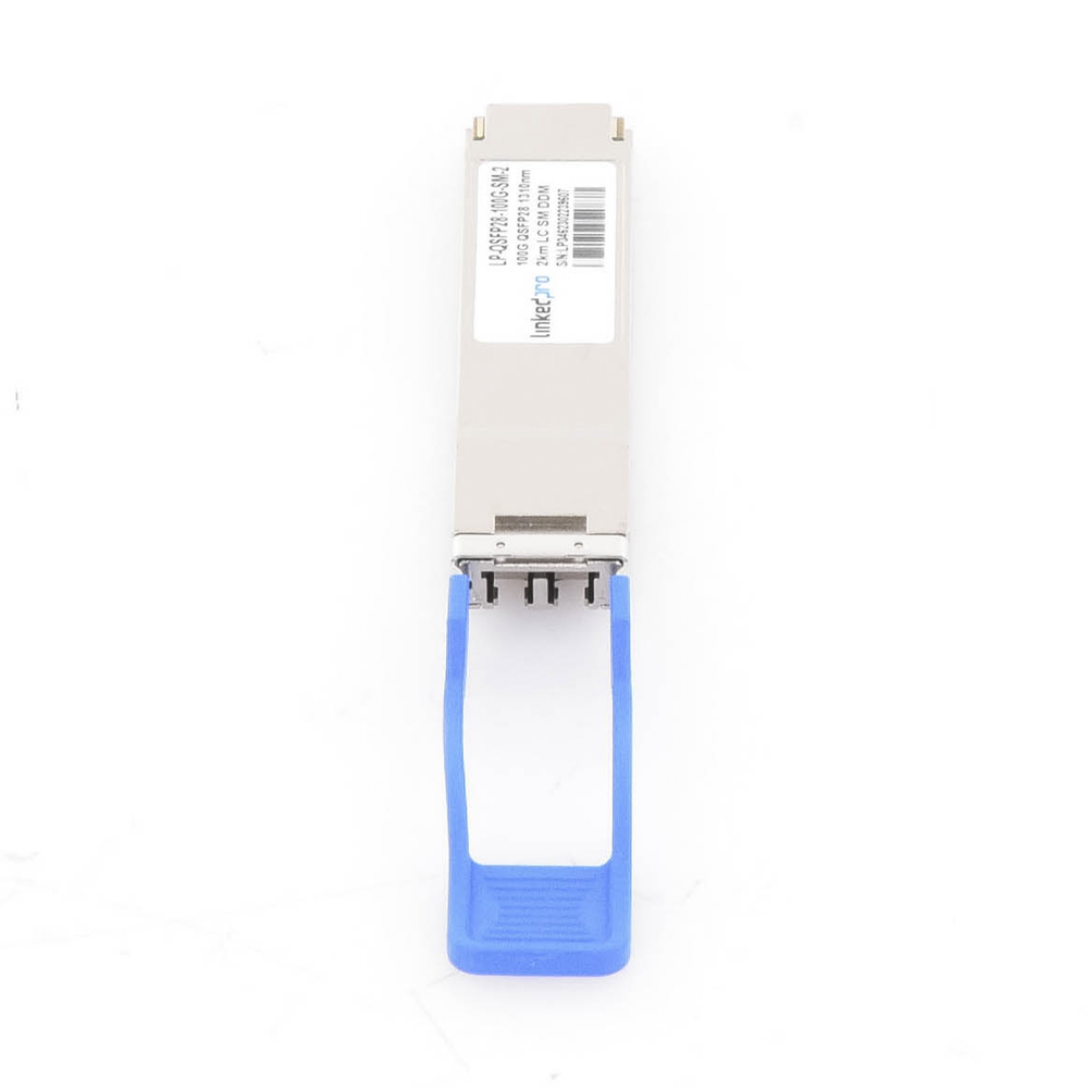 Transceptor Óptico QSFP28 (Mini-Gbic) / Monomodo 1310 nm / 100 Gbps / 100GBASE-LR4 / Conectores LC/UPC Dúplex / DDM / Hasta 2 km - Image 4