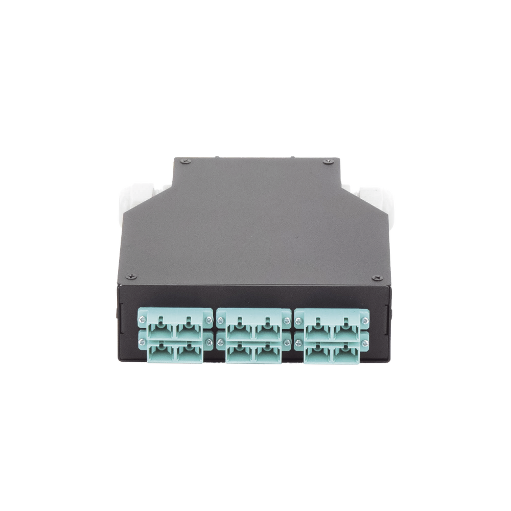 Distribuidor de Fibra ?ptica para Riel Din, 6 Acopladores SC/UPC Multimodo con Charola de Empalme