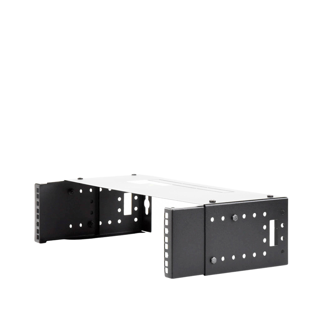 Rack Abierto de montaje en Pared, de 19in, Profundidad Ajustable (8" a 12") de 2.5 Unidades de rack, con Capacidad de Crecimiento. - Image 3