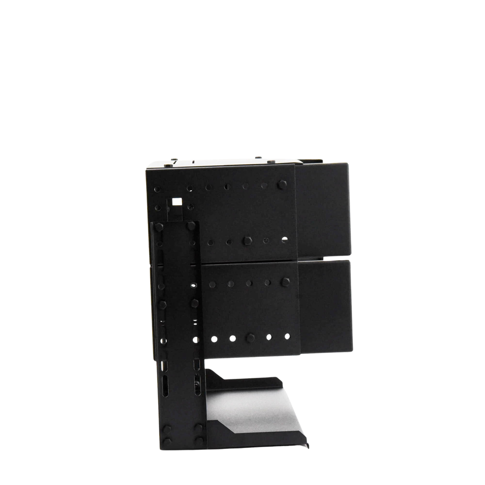 Rack Abierto de montaje en Pared, de 19in, 5 Unidades de rack, Profundidad Ajustable (8" a 12") con Charola de Uso Múltiple. - Image 2