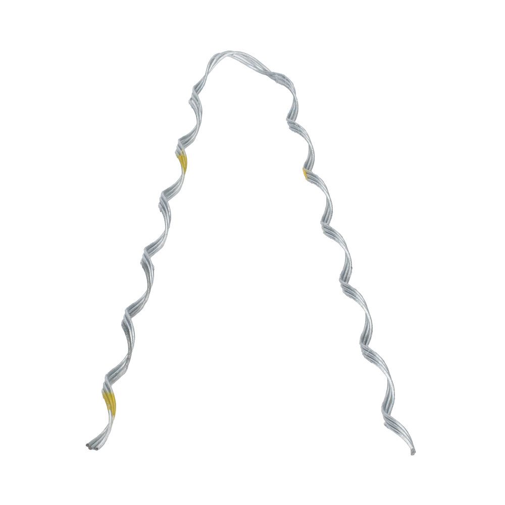 Remate Preformado de Acero Galvanizado para fibra Mini-ADSS diámetros 6 - 7 mm (Preformado con tecnología sin polvo abrasivo) Estructura de 3 Hilos