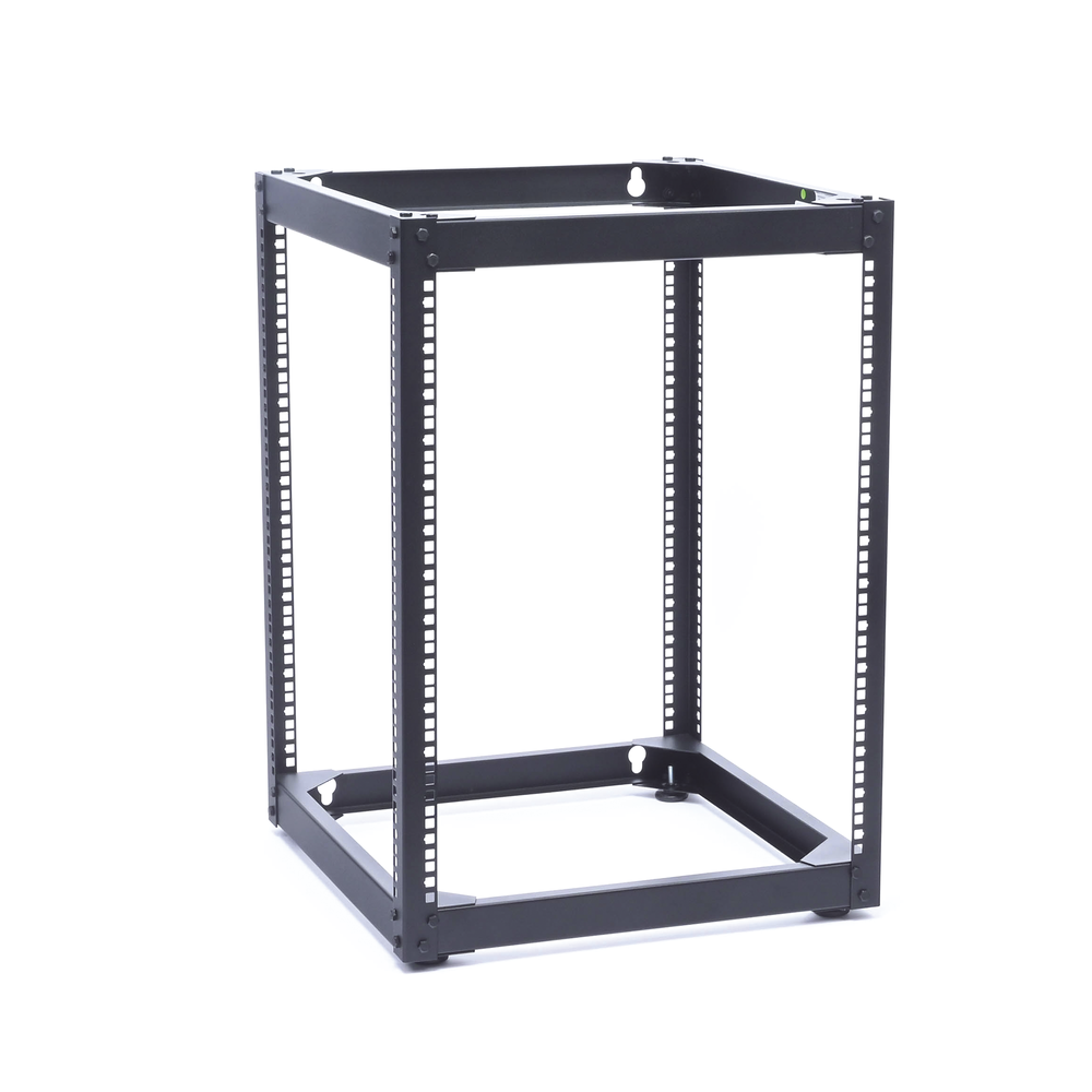 Rack Abierto de 4 Postes Instalación Pared o Piso de 14 Unidades, Ideal para Equipo de Audio! - Image 2
