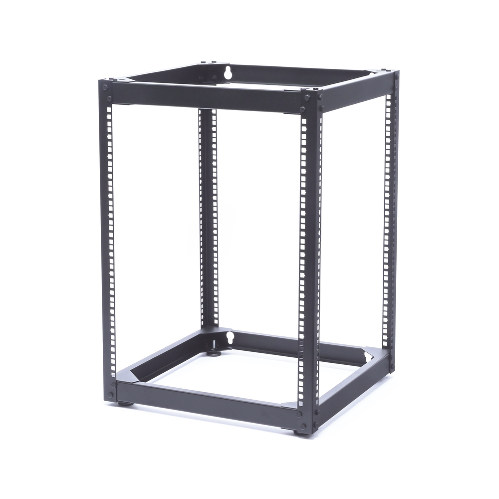 Rack Abierto de 4 Postes Instalación Pared o Piso de 14 Unidades, Ideal para Equipo de Audio! - Image 3
