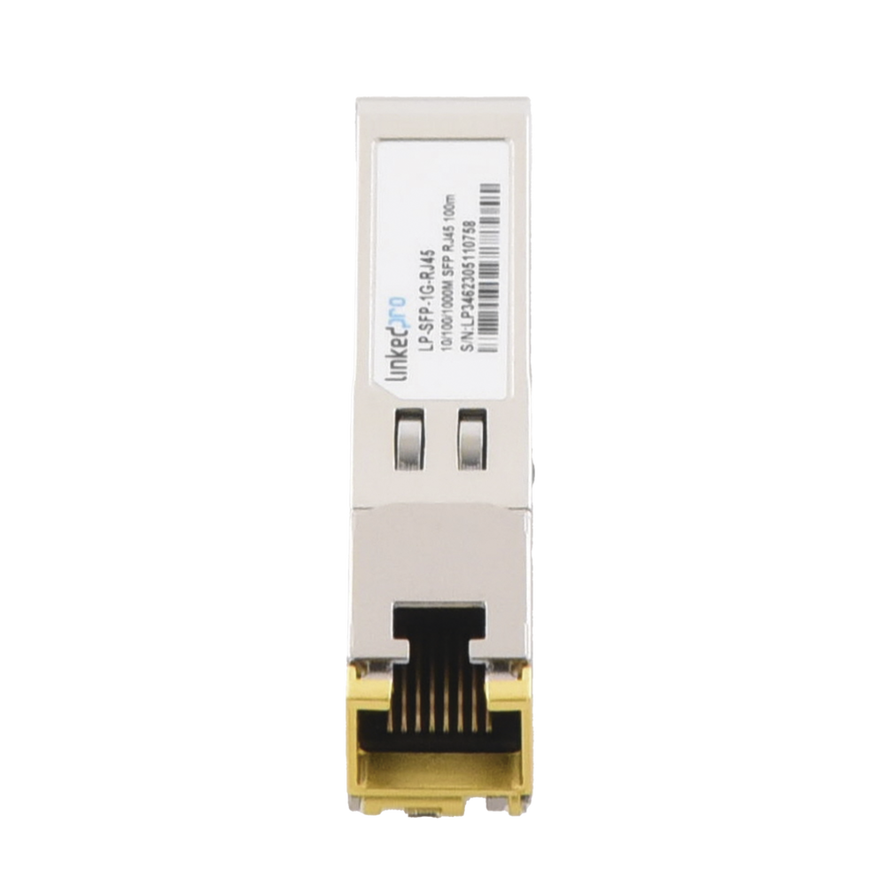 Transceptor Óptico SFP a RJ45 / Auto negociación 10/100/1000 Mbps / Conector RJ45 / 1000BASE-T / Distancia de hasta 100 m. - Image 2