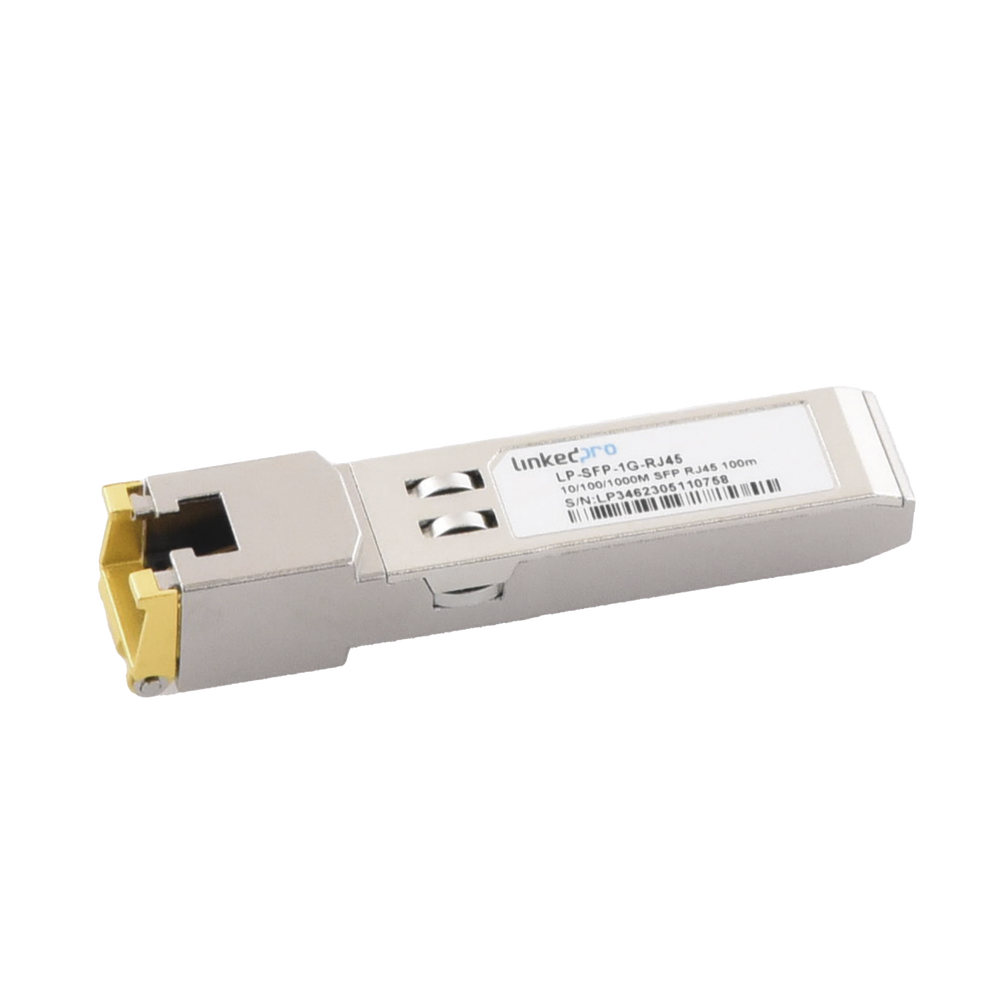 Transceptor Óptico SFP a RJ45 / Auto negociación 10/100/1000 Mbps / Conector RJ45 / 1000BASE-T / Distancia de hasta 100 m. - Image 3