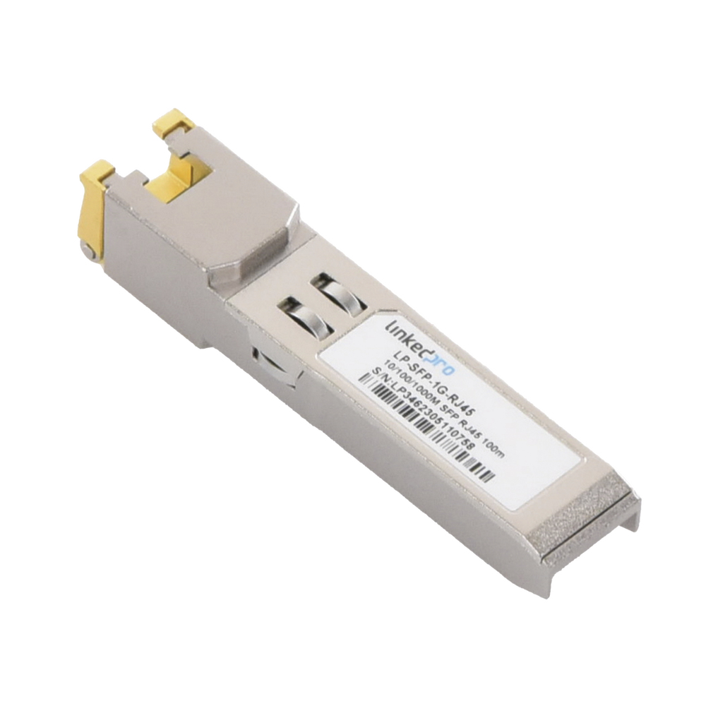 Transceptor Óptico SFP a RJ45 / Auto negociación 10/100/1000 Mbps / Conector RJ45 / 1000BASE-T / Distancia de hasta 100 m. - Image 4