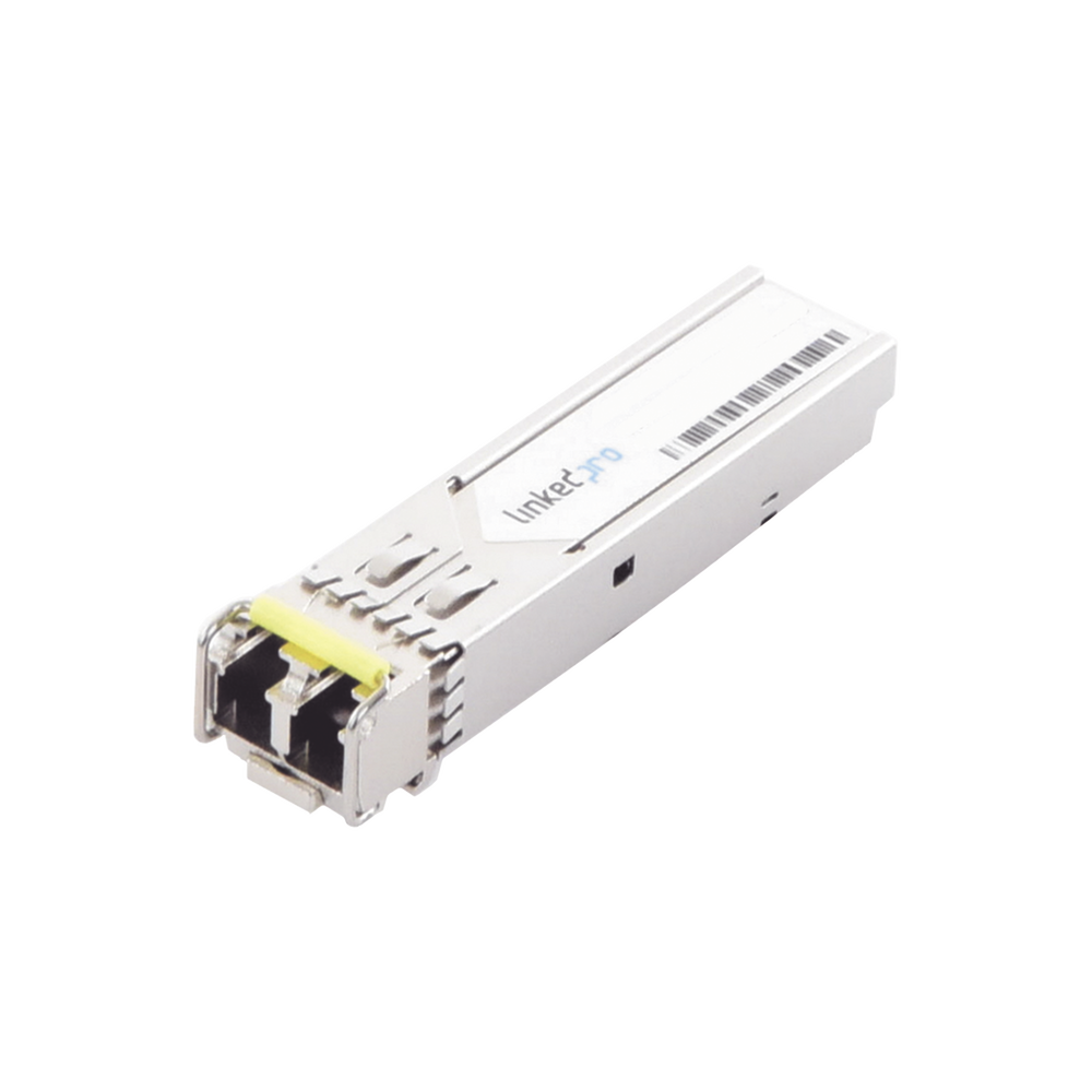 Transceptor Óptico SFP (Mini-Gbic) / Monomodo 1550 nm / 1.25 Gbps / 1000BASE-LX / Conectores LC/UPC Dúplex / DDM / Hasta 120 km