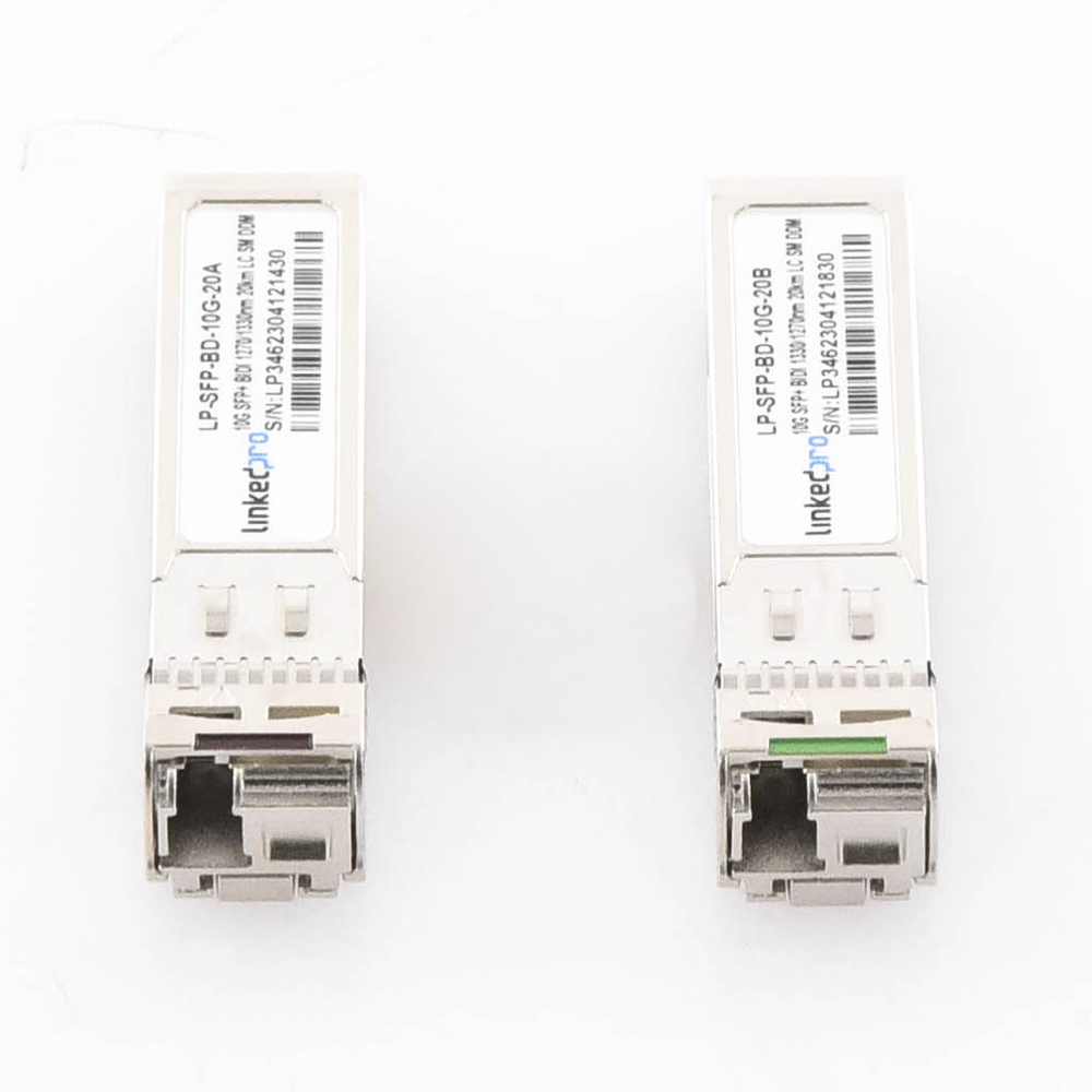 Transceptores Ópticos Bidireccionales SFP+ (Mini-Gbic) / Monomodo 1270 & 1330 nm / 10 Gbps / 1000BASE-BX / Conector LC/UPC Simplex / DDM / Hasta 20 km / 2 Piezas - Image 4