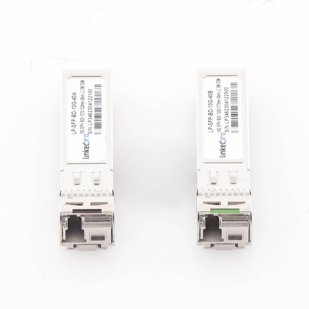 Transceptores Ópticos Bidireccionales SFP+ (Mini-Gbic) / Monomodo 1270 & 1330 nm / 10 Gbps / 1000BASE-BX / Conector LC/UPC Simplex / DDM / Hasta 40 km / 2 Piezas - Image 4