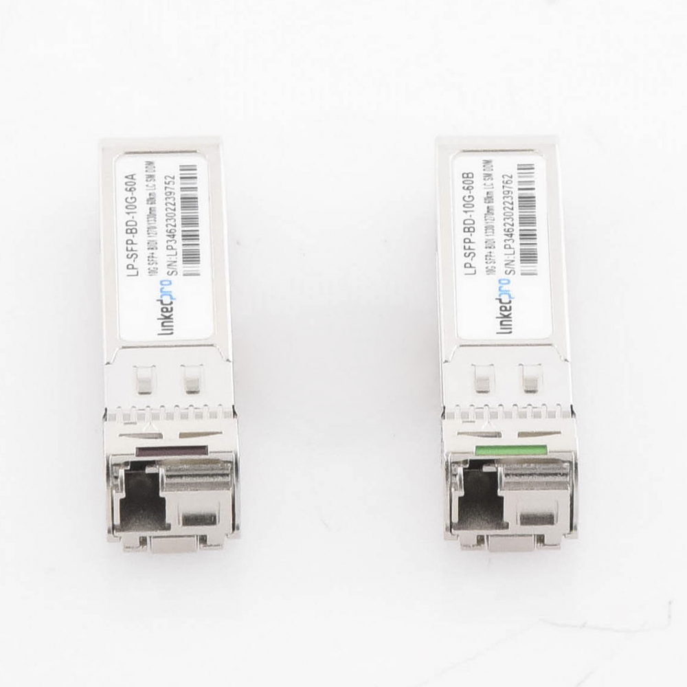 Transceptores Ópticos Bidireccionales SFP+ (Mini-Gbic) / Monomodo 1270 & 1330 nm / 10 Gbps / 10GBASE-BX / Conector LC/UPC Simplex / DDM / Hasta 60 km / 2 Piezas - Image 4
