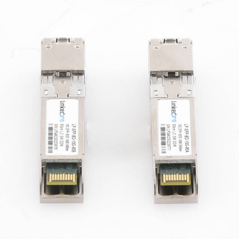 Transceptores Ópticos Bidireccionales SFP+ (Mini-Gbic) / Monomodo 1490 & 1550 nm / 10 Gbps / 10GBASE-BX / Conector LC/UPC Simplex / DDM / Hasta 80 km / 2 Piezas - Image 2