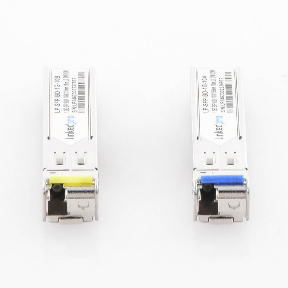 Transceptores Ópticos Bidireccionales SFP (Mini-Gbic) / Monomodo 1310 & 1550 nm / 1.25 Gbps / 1000BASE-BX / Conector LC/UPC Simplex / DDM / Hasta 10 km / 2 Piezas - Image 4