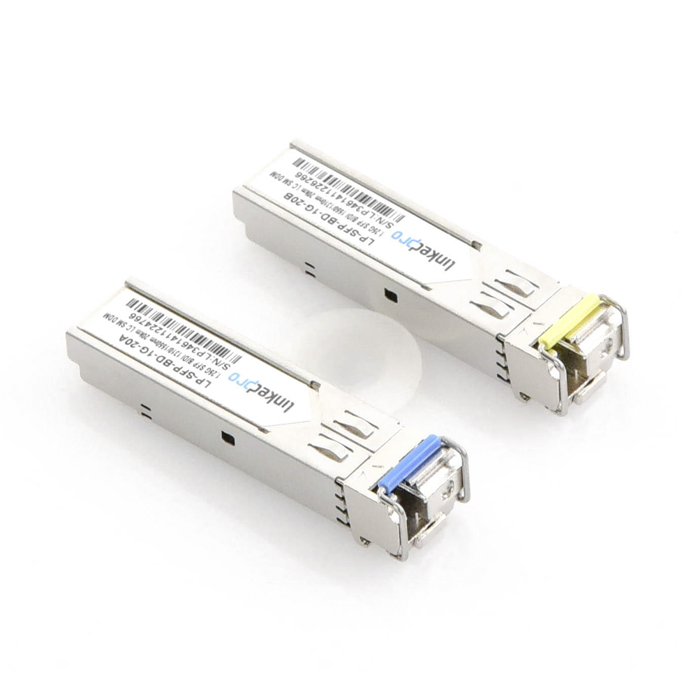 Transceptores Ópticos Bidireccionales SFP (Mini-Gbic) / Monomodo 1310 & 1550 nm / 1.25 Gbps / 1000BASE-BX / Conector LC/UPC Simplex / DDM / Hasta 20 km / 2 Piezas - Image 3