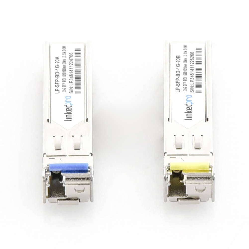 Transceptores Ópticos Bidireccionales SFP (Mini-Gbic) / Monomodo 1310 & 1550 nm / 1.25 Gbps / 1000BASE-BX / Conector LC/UPC Simplex / DDM / Hasta 20 km / 2 Piezas - Image 4