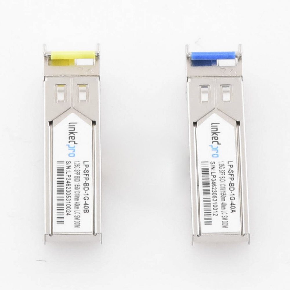Transceptores Ópticos Bidireccionales SFP (Mini-Gbic) / Monomodo 1310 & 1550 nm / 1.25 Gbps / 1000BASE-BX / Conector LC/UPC Simplex / DDM / Hasta 40 km / 2 Piezas - Image 2