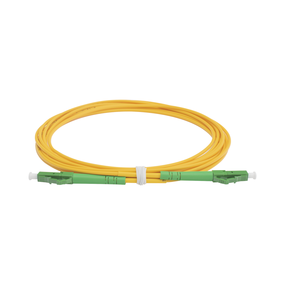Jumper de Fibra ?ptica Monomodo LC/APC-LC/APC Simplex de 3 Metros (9.84 Pies), 2mm