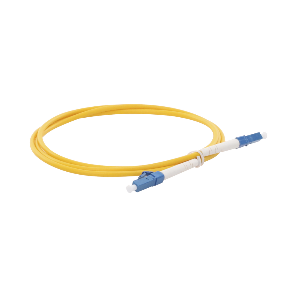 Jumper de Fibra ?ptica Monomodo LC/UPC-LC/UPC Simplex de 1 Metro (3.28 Pies), 3mm