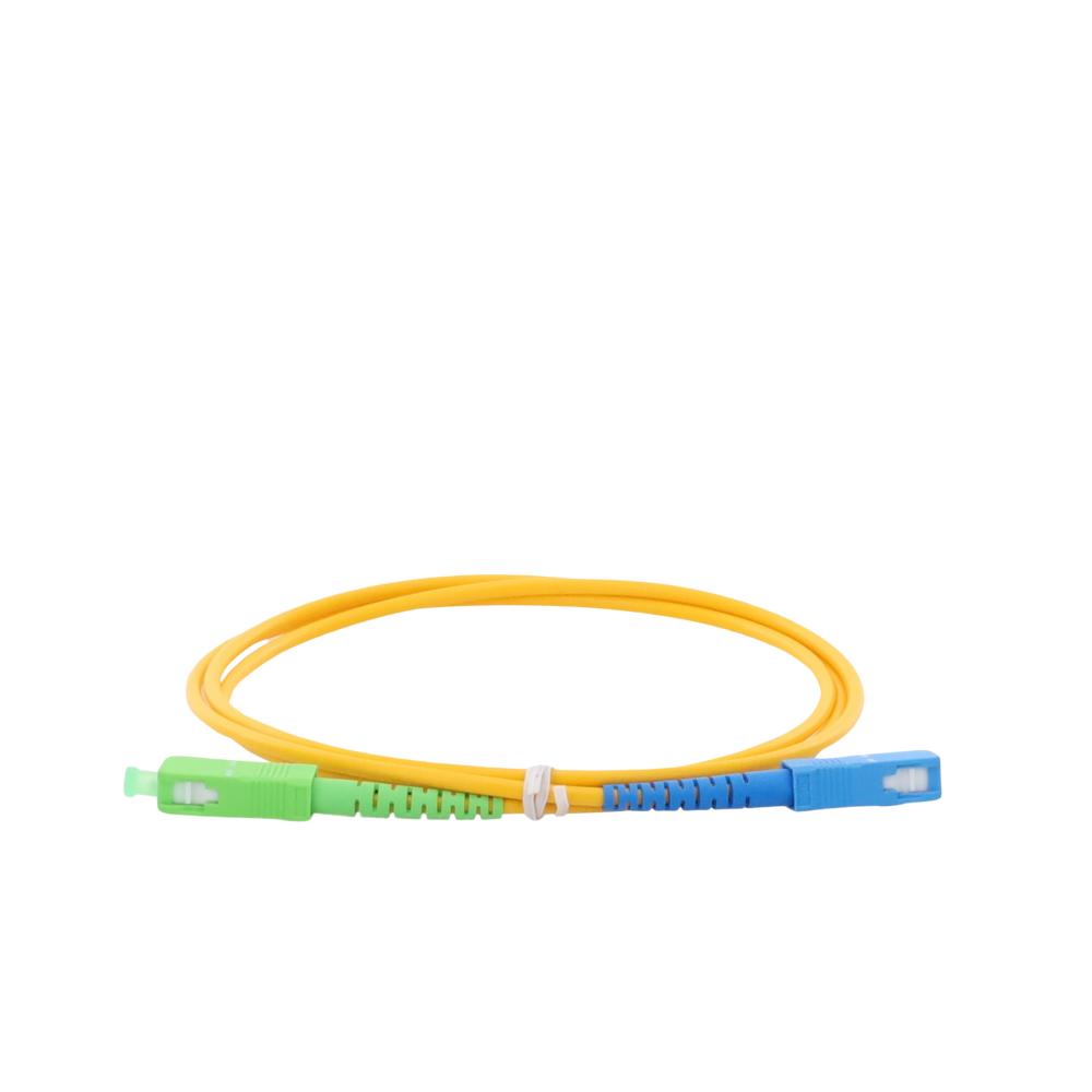 Jumper de Fibra ?ptica Monomodo SC/APC-SC/UPC Simplex de 1 Metro (3.28 Pies), 3mm - Image 3