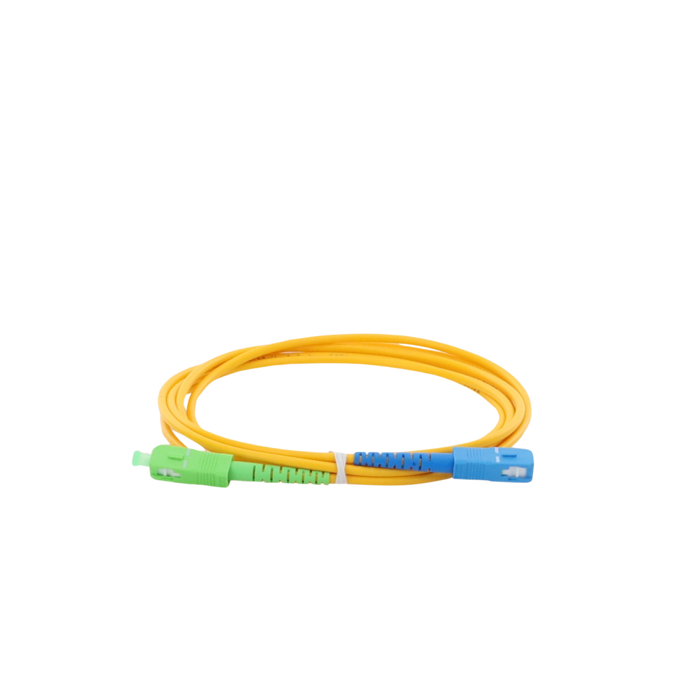Jumper de Fibra ?ptica Monomodo SC/APC-SC/UPC Simplex de 2 Metros (6.56 Pies), 3mm - Image 2