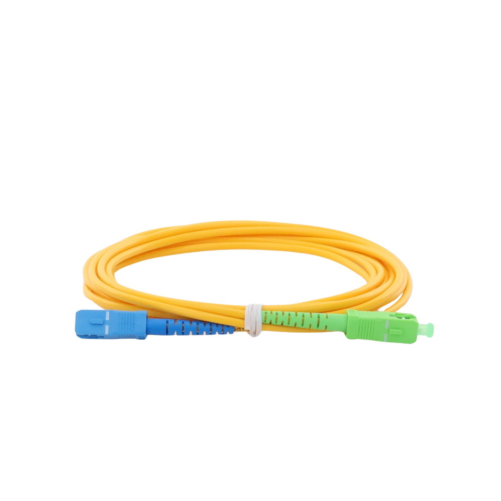 Jumper de Fibra ?ptica Monomodo SC/UPC-SC/APC Simplex, Color Amarillo, 3 Metros (9.84 Pies), 3 mm - Image 2