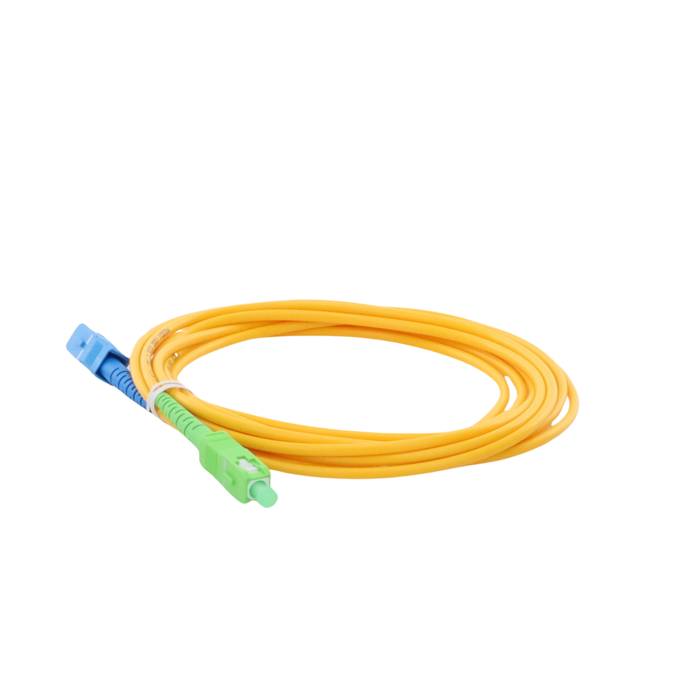 Jumper de Fibra ?ptica Monomodo SC/UPC-SC/APC Simplex, Color Amarillo, 3 Metros (9.84 Pies), 3 mm - Image 3